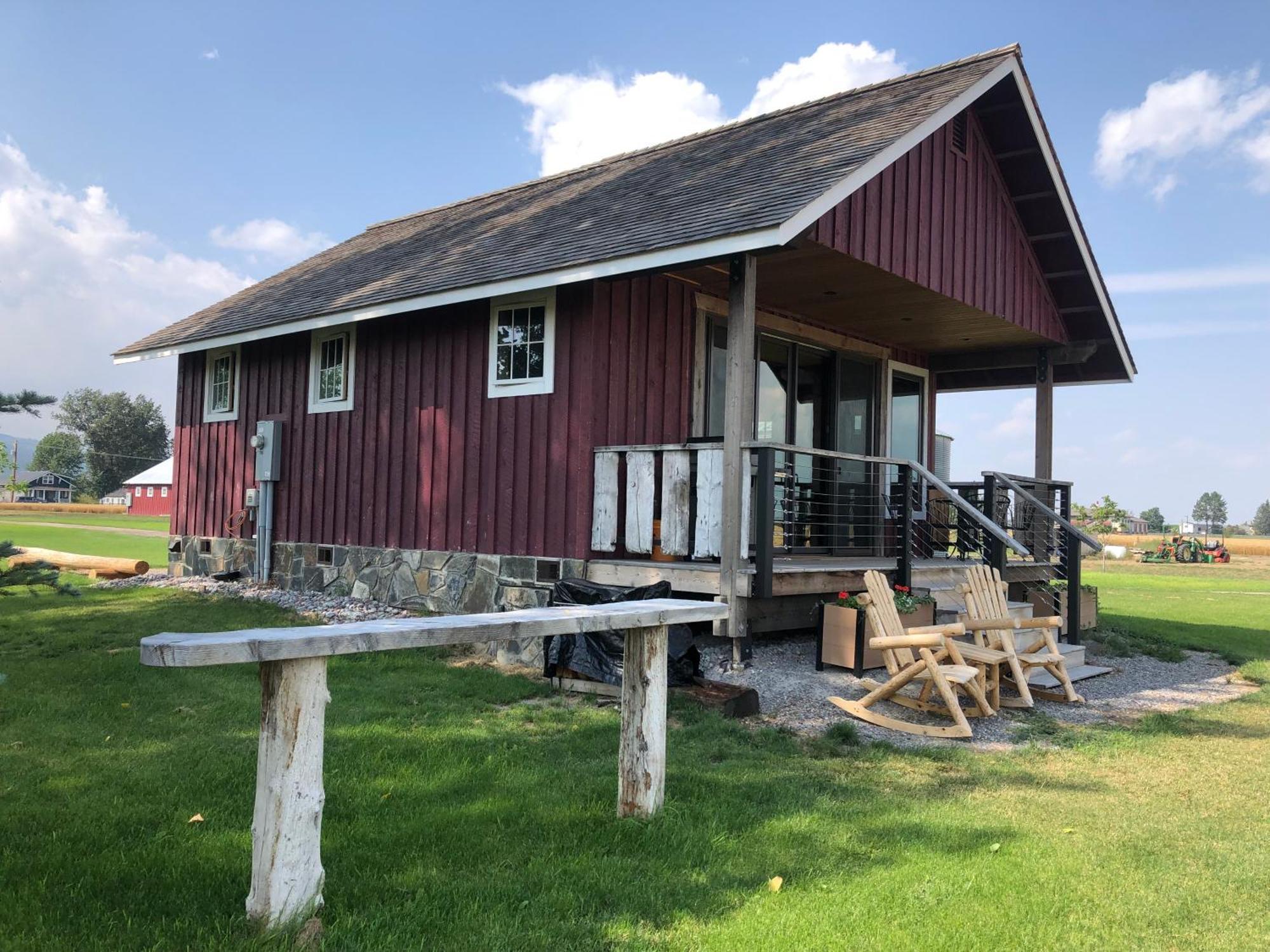 New Cabin With Spectacular Views Of Flathead Lake. Somers Exterior photo