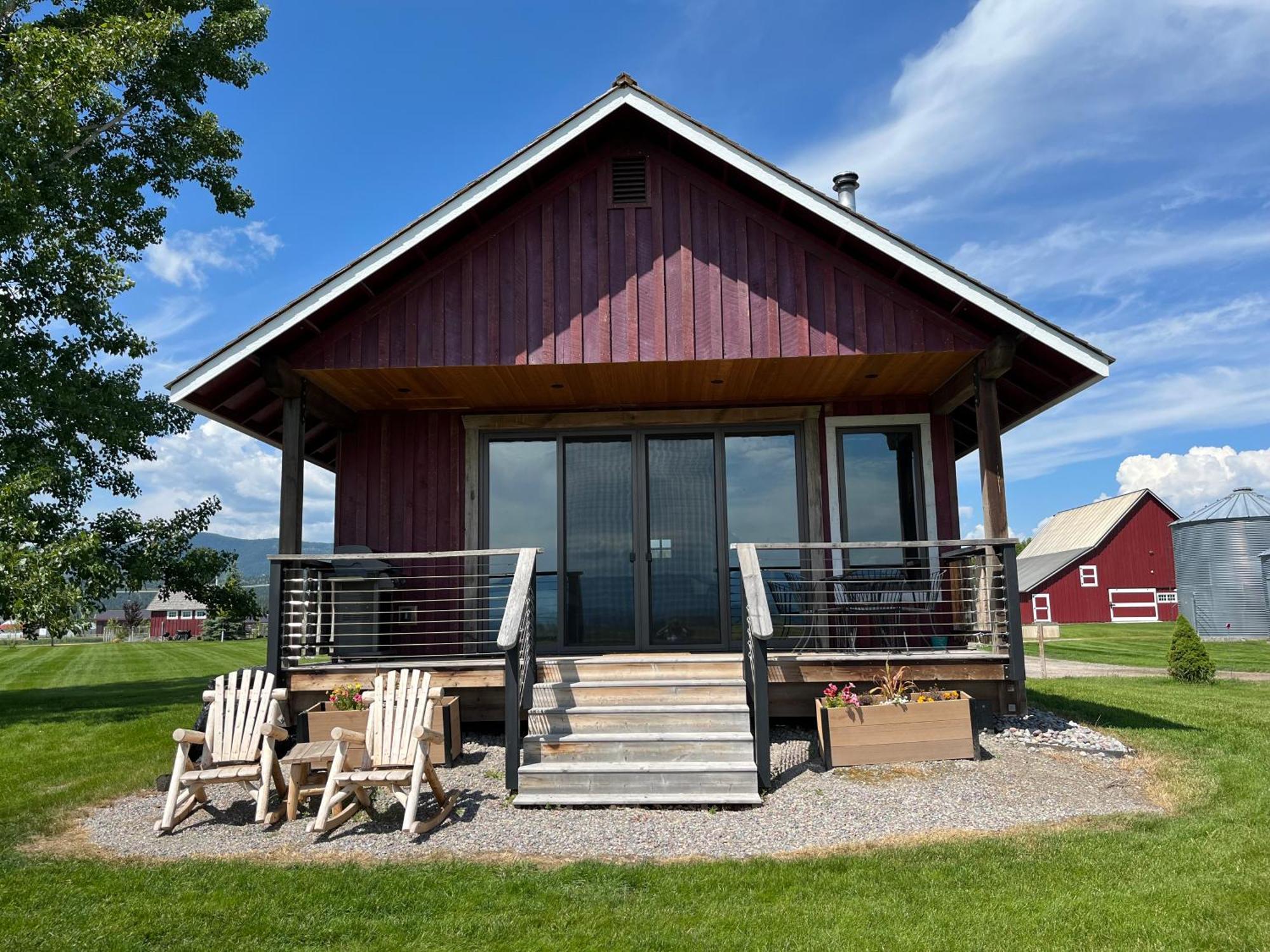 New Cabin With Spectacular Views Of Flathead Lake. Somers Exterior photo