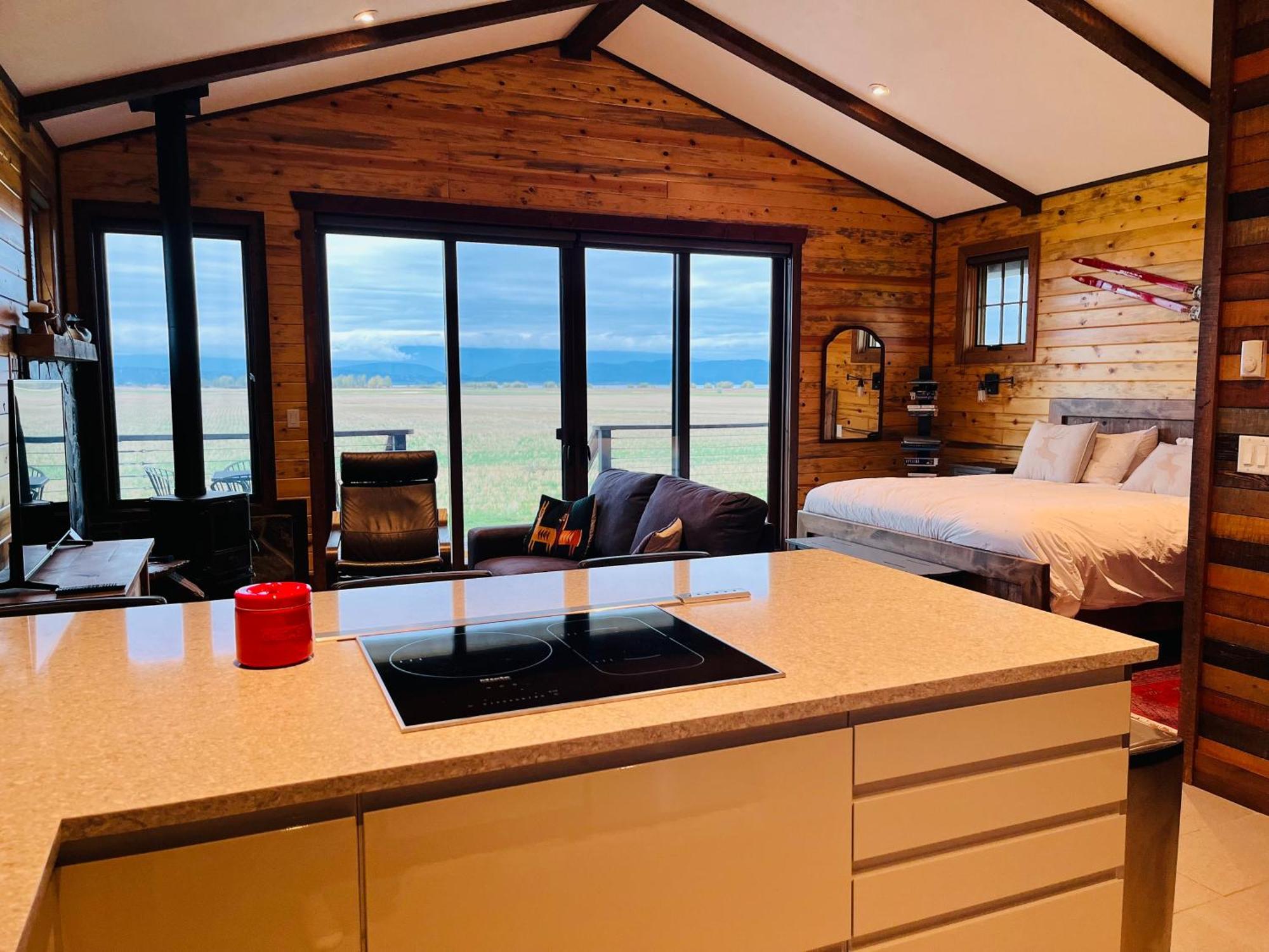 New Cabin With Spectacular Views Of Flathead Lake. Somers Exterior photo