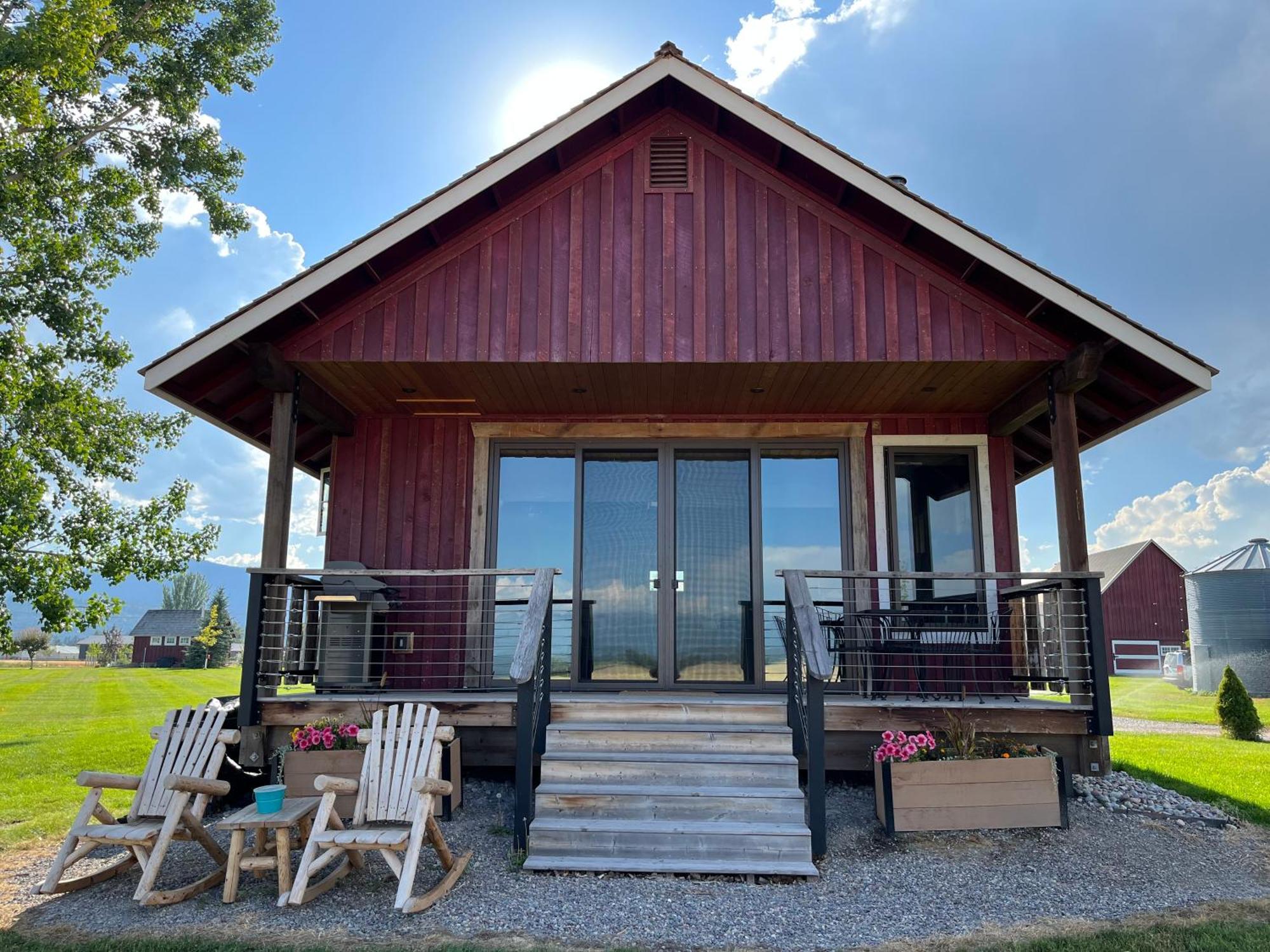 New Cabin With Spectacular Views Of Flathead Lake. Somers Exterior photo